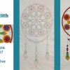 Courtepointe - Bloc du mois de avril 2017 - Collection Inédith - Mandala Capte un rêve 